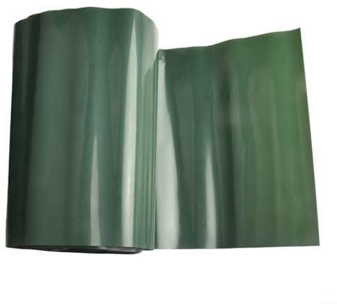 Gdfnmogo Bordure de pelouse de jardin, clôture en plastique polypropylène flexible de 9 m, hauteur 30/40 cm, décoration de chemin paysager vert, pour parterres de fleurs (30 cm)