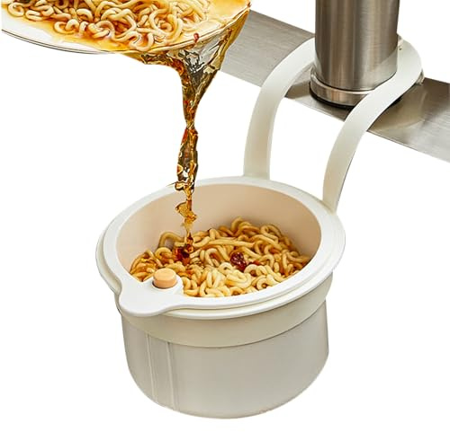 Cesta coladora para fregadero de cocina, filtro colador de alimentos, 14 x 14 x 20 cm, herramienta de eliminación de residuos para lavar frutas, restaurante y buffet