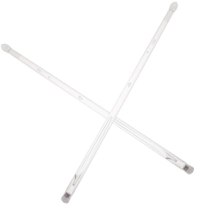 minkissy LED Drumsticks Polymer Schlagzeugstöcke mit Farben Leuchtend Robustes Trommelzubehör für Anfänger und Erwachsene Widerstandsfähig Verbesserter Batteriefixierung für Nächtliche