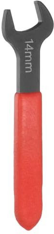 QUARKZMAN 14mm Llave Universal Métrica de Boca Fija Simple 15 Grados Ángulo