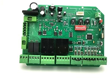 Motor Puerta Corredera, Placa de circuito de Control de puerta oscilante/deslizante DC24V/12V, conexión con regulación de velocidad de Motor dual y cierre automático de puerta(Only borad)