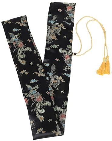 BESTonZON Borsa per Custodia della da Arti Marziali in Seta Vintage con Design Elegante, Artigianato Stabile e Trasporto Sicuro per Performance e Viaggi Lunghi