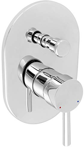 Welfenstein Unterputz Armatur BM-G02 Umsteller Duscharmatur Badewanne chrom