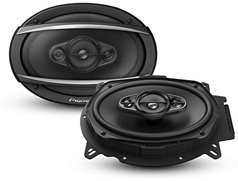 Pioneer TS-A6960F 6 x 9 4-Weg-Koaxiallautsprecher Set mit 2 Lautsprechern (je 450W max., 90W Sinus), kraftvoller Klang, hoher Wirkungsgrad, 72 mm Einbautiefe, 153 x 222 mm Einbauausschn., mit Gitter