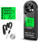 AOPUTTRIVER Windmesser Hand Digital LCD Wind Speed Meter Guages Air Flow Geschwindigkeit mit Hintergrundbeleuchtung messung Thermometer für Windsurfen Segeln Angeln etc