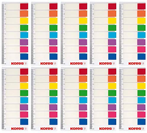 Kores 45121 Pagemarker - Folie, 12 x 45 mm, 10 Päckchen