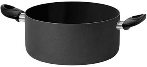 CASSERUOLA DUE MANICI BLACK LINE Ø cm. 16 - h.8 - capacità 2.5 lt.