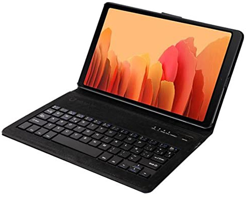 Silver HT - Funda Tablet Samsung Tab A7 10,4” 2020 (T500/505 2020) con Teclado Bluetooth Roja