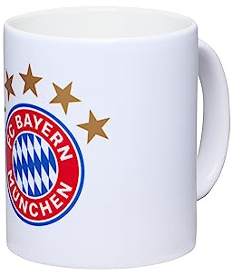 FC Bayern München Tasse Logo | Weiß | 0,3l