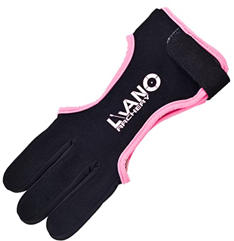 Ruiqas Guanti da tiro con L'Arco Regolabili 3 - Protezione per Dita Sparatutto Accessori per Riprese Arco Ricurvo e Compound