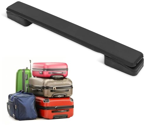 Bagageförpackning Handtag, 20cm Hållbar Byte Plast Draghandtag Reseväska Ergonomisk Draghandtag för resväska, resväska, verktygsväska, svart utbyteshandtag för resväska