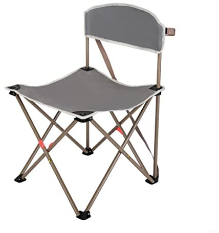 Campingstuhl Faltbar Angelstuhl Klappbar Klappbarer Rückenlehnen-Stuhl, Leichter, Tragbarer, Kleiner Hocker, Gepolsterter Sitz Für Camping-Gartenausflüge Klappstühle Camping Stuhl (Color : C)