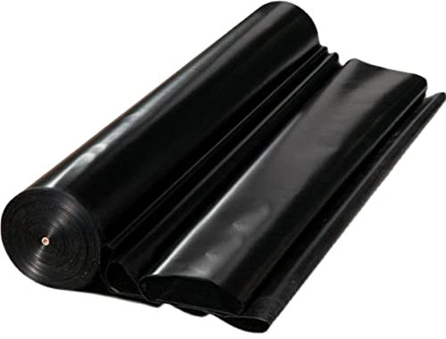 ELOMAS Flexible Teichfolie,Schwarze HDPE-Teichfolie mit guter Wasserisolierung für Fischteich, Wasserspiel, Bachlauf, Springbrunnen, Wasserfall und Wassergarten,Verschiedene Größen zur Auswahl,5×10m
