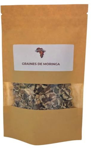 Hela Moringafrön 50 g – Torkad Moringa Oleifera – Naturlig Ingrediens för Infusioner och Matlagning – Tropisk Afrikansk Växt