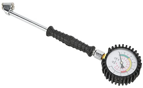 Mechanischer Reifendruckmesser 0-220 PSI Zeiger-Handwerkzeug | Hochpräzises Universalgerät für Auto, Motorrad, Fahrrad | e Inflator-Messgerät | Prüfgerät für Autoreifen.