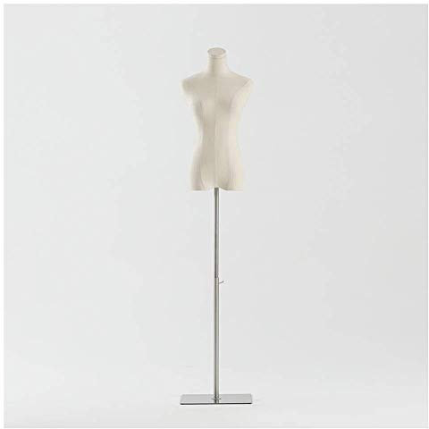 TAIYUESHAN Schaufensterpuppen-Torso, Kostüm-Schaufensterpuppen, Requisiten, weibliche Büste, koreanische Brautkleider, Arm aus Massivholz, Leinenmaterial, mit Basis-Schneiderpuppe, geeignet für