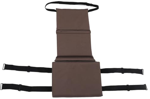 Chaise de Support d'arbre, Confortable, Tissu Oxford, Facile à Installer, Chaise d'arbre Réglable pour Jardin, Supports d'arbre d'escalade en Plein Air, Kaki foncé