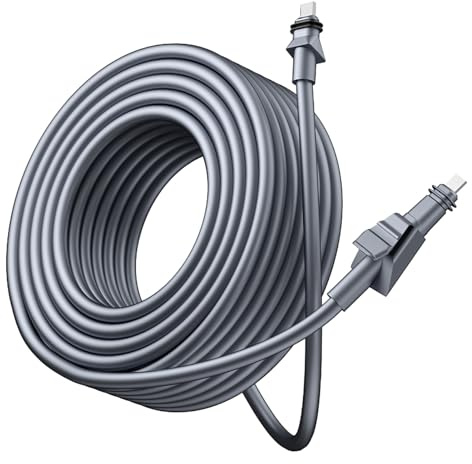 Fockety Câble pour Plat, Haute Performance IP68 étanche à L'eau Connexion Stable Câble de Remplacement en Cuivre et Caoutchouc Câble Câble Ethernet D'extension