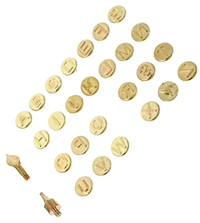 BEBEMOKO Pointe De Brûleur Pour Fer à Souder Outil De Pyrogravure Pour Lettres Alphabet Usage Sur Bois Et Papier