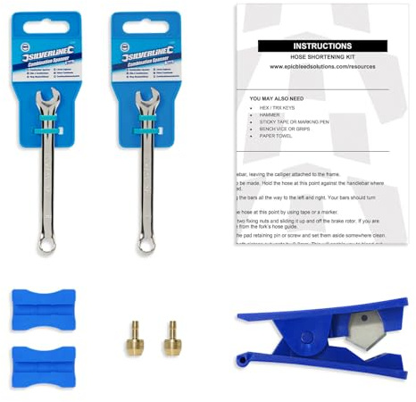 epic Clarks Brake Hose Shortening Kit - Includes 2X Hose Inserts & Olives, Fitting Kit & Precision Hose Cutter (Single)