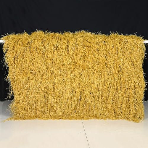 SARKEY Rollo De Paja Artificial, Alfombra De Paja De Palma Simulación Estilo Tropical, Teja De Paja Sintética Plástico PE, for Bar Cubiertas Sombrillas Valla Decoración(0.5x18m(1.64x59ft))