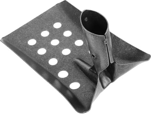 GAROZATION Pala de barro de metal para jardín, con agujeros, para barro y suciedad, para flores, drenaje del suelo, cabezal de pala de repuesto para jardín, limpieza de desagües