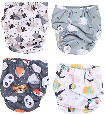 Generic En Storlek Passar Alla Återanvändbara Baby Learns-blöjor Superabsorberande för Pojkar och Flickor, Hållbara Tygblöjor Idealiska för Nyfödda och mammor[Småbarn]