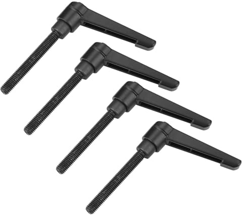 KooingTech 4PCS Metallklemmhebel M6, Flügelschrauben M6, Befestigungsgriff Klemmschraube, 60mm