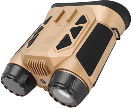 Fotocamera Binocolo Digitale, Schermo TFT Da 2,4 Pollici Zoom Digitale 16X 4 Binocolo Portatile For Visione Notturna Montato Sulla Testa For Birdwatching, Escursionismo(A)