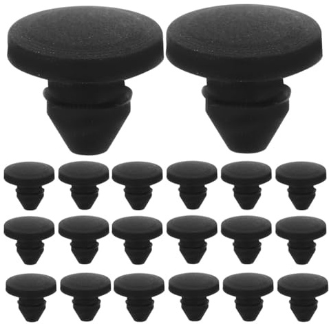 Zerodeko 25pcs Heat Resistant Silicone Hole Plug Protector Conical Seal Plug with Shock Absorption and Easy Installation for Precision Instruments and Oven Use in Office and Home