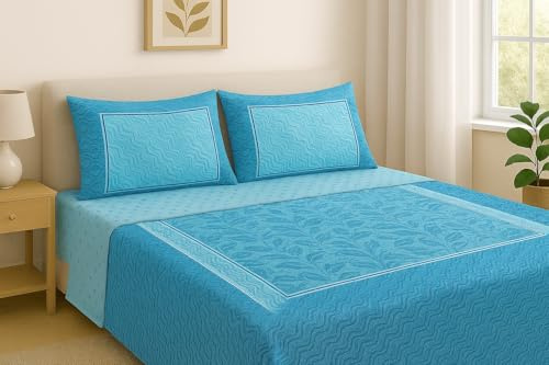 Corredocasa - Set Completo di Lenzuola in Flanella per Letto a Una Piazza e Mezza, Made in Italy - Ideale per Un Comfort Superiore e Un Calore Avvolgente Durante Le Notti Invernali (Celeste)