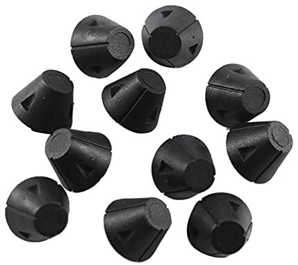 Tagtight 12 Pcs Schraubkappen für Fußballschuhe, Fußballstollen, FußBallschuh-Ersatzspikes Abriebfest 16 mm Schraubkappen mit 5 mm Gewinde für Rugby Schuhe, Sportschuhe, Track Schuhe