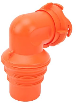 BORDSTRACT Gomito per Tubo Fognario per Camper, Raccordo Girevole a 90 Gradi con Coperchio per Una Facile Installazione su Yacht E Camper