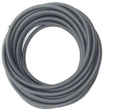 1 Meter ID 3/4/5/6/7/8/9/10/15/16/19 mm Silikonschlauch Gummischlauchverbinder-schwarz-1m-AD 10xID 6mm