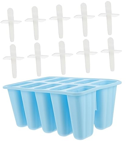 PRETYZOOM Molde de Silicona de Grado Alimenticio para Helado Molde Reutilizable para Hacer Helados en Casa