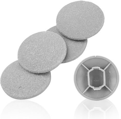 5 Stück Foot Grinder Head, Tragbare Elektrische Fußschleifer Aufsätze für Pedi Vac, Abgestorbene Haut Kallus Entferner Kopf, sanfte Fußpflege für trockene und rissige Haut (Grau)