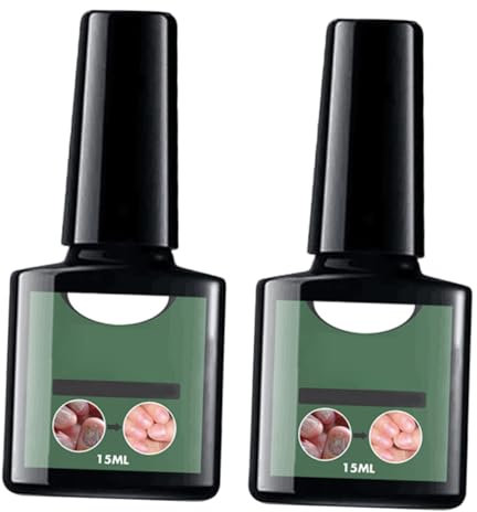 UTHCLO Solución Líquida Ant Hongos Para Uñas 2 Piezas Reparador Para Pies y Manos Cuidado Clínico Régimen Fácil Para Uñas Dañadas y Engrosadas