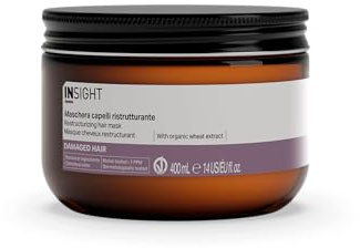 Insight Mascarilla capilar reestructurante 400 ml | Para revitalizar el cabello dañado y roto