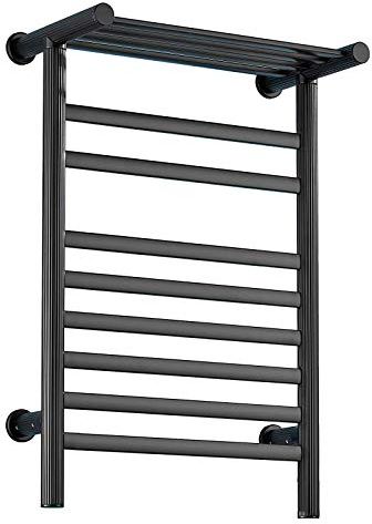 APUM Electric Towel WarmerWallMounted Aluminum Heated Towel Rack Radiator Bath Heater PlugIn Design for Cozy and Dry Towels in Your Bathroom.