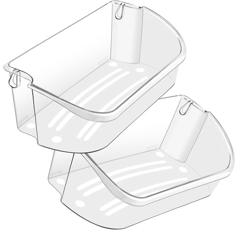 AMI PARTS Upgraded 240356402 Refrigerator Door Shelf Compatible with Frigi.daire Refrigerator Door Shelves LFSS2612TF0 FFSS2615TS0 FFSS2615TE0 LFSS2612TE0 FGHS2631PF4A Fridge door shelf - 2 PACK