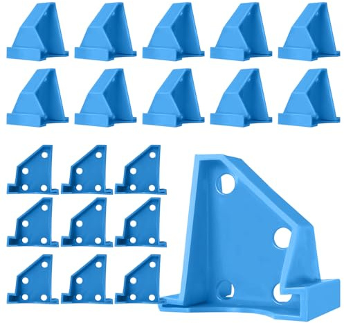 Abstandshalter für Laminat, Bodenbelag, Installationsset mit 1/4 Zoll und 1,27 cm Lücke, Holzboden-Installationswerkzeug für Laminat, Vinyldielen, Hartholz, LVT und schwimmende Bodenmontage, Blau, 20