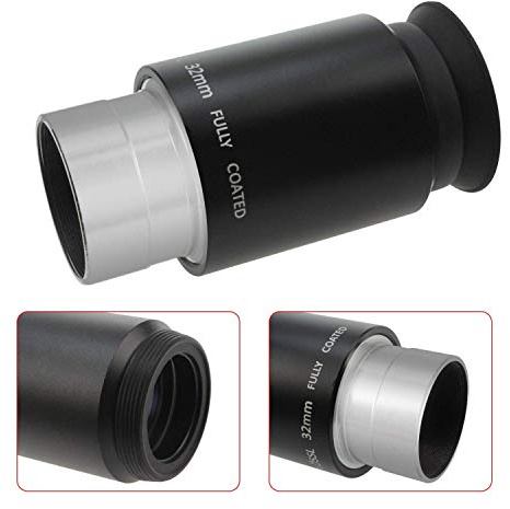 Astromania Super Plössl Teleskop Okular 32 mm – die kostengünstigste Art ein scharfes Bild zu bekommen.