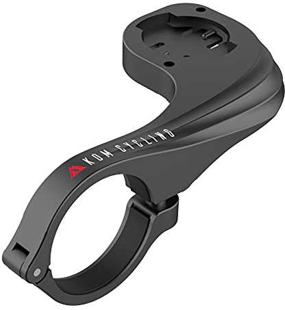 KOM Cycling Wahoo Elemnt Mount kompatibel med flera Wahoo Datorer inklusive Wahoo Elemnt Bolt, Elemnt Roam, Elemnt Mini och Elemnt - Flera färger 24 g främre datorfäste (svart)