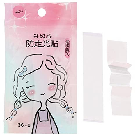 LINGJIONG Nastro biadesivo per vestiti – 36 pezzi nastro per il corpo vestiti | Invisibile, antiscivolo, trasparente, senza lasciare traccia, nastro adesivo per costume da donna