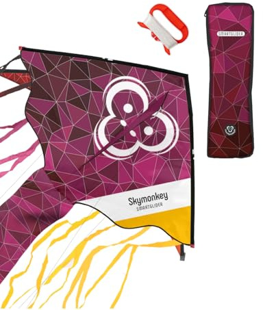Skymonkey Smartglider Einleiner Drachen für Kinder ab 5 Jahren, Kinderdrache - 130cm
