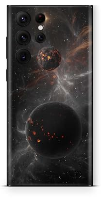 Skins4u Skin kompatibel mit Samsung Galaxy S24 Ultra Schutzfolie Skins Cover Design Aufkleber Schutz Folie Astronomy
