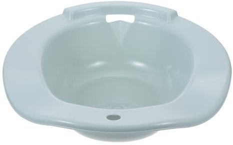 FRCOLOR Sitzbad Für Toilette Aus Langlebigem Mit Glatten Kanten Tragbares Bidet Für Senioren Und Schwangere Rutschfeste Sitzwanne Mit Aufhängeöse Zur Einfachen Wandlagerung Geeignet Für Wo