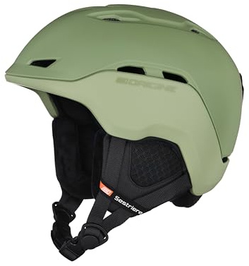 ORIGINE Casco da Sci Snowboard per Sport sulla Neve per Uomo Donna con Fodera Rimovibile Lavabile (ARMY BROZEN GREEN,XL)