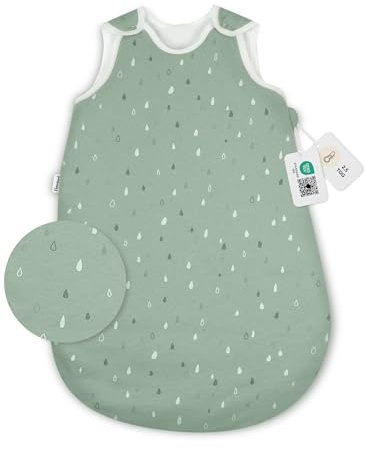 Ehrenkind® Schlafsack Rund 2.5 TOG Bio-Baumwolle Ganzjahresbaby Schlafsack Oeko-Tex Winter und Sommer