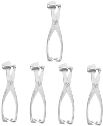 DECHOUS 5Pcs carottier noyaux de Cerise denoyauteur Cerise Éplucheur d'olives poignées Plusieurs Tige Veg dénoyauteur d'olives résistant à l'usure extracteur de noyaux métalliques Silver